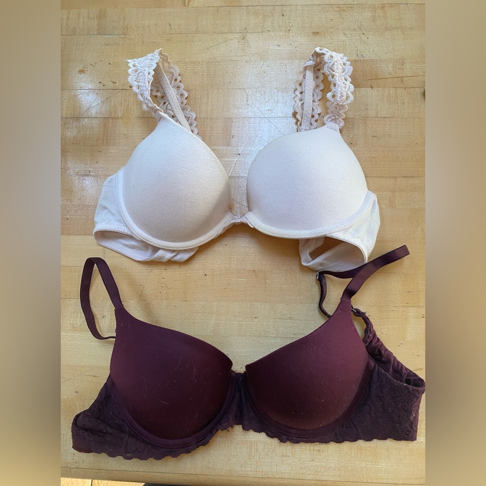 Two push up bras from Aerie. ✨